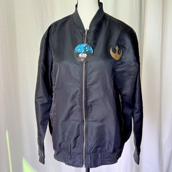 Star Wars Rogue One Red Squadron Bomber Jacket – NWT – U-Wing – Men’s S - Picture 2 of 15